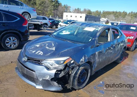 2015 Toyota Corolla Le Eco из США, поврежденный, VIN 2T1BPRHE4FC328318